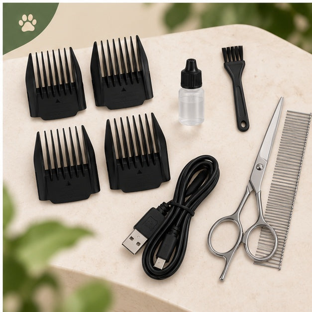 PAWRIQA Precision Pet Hair Clipper accessories