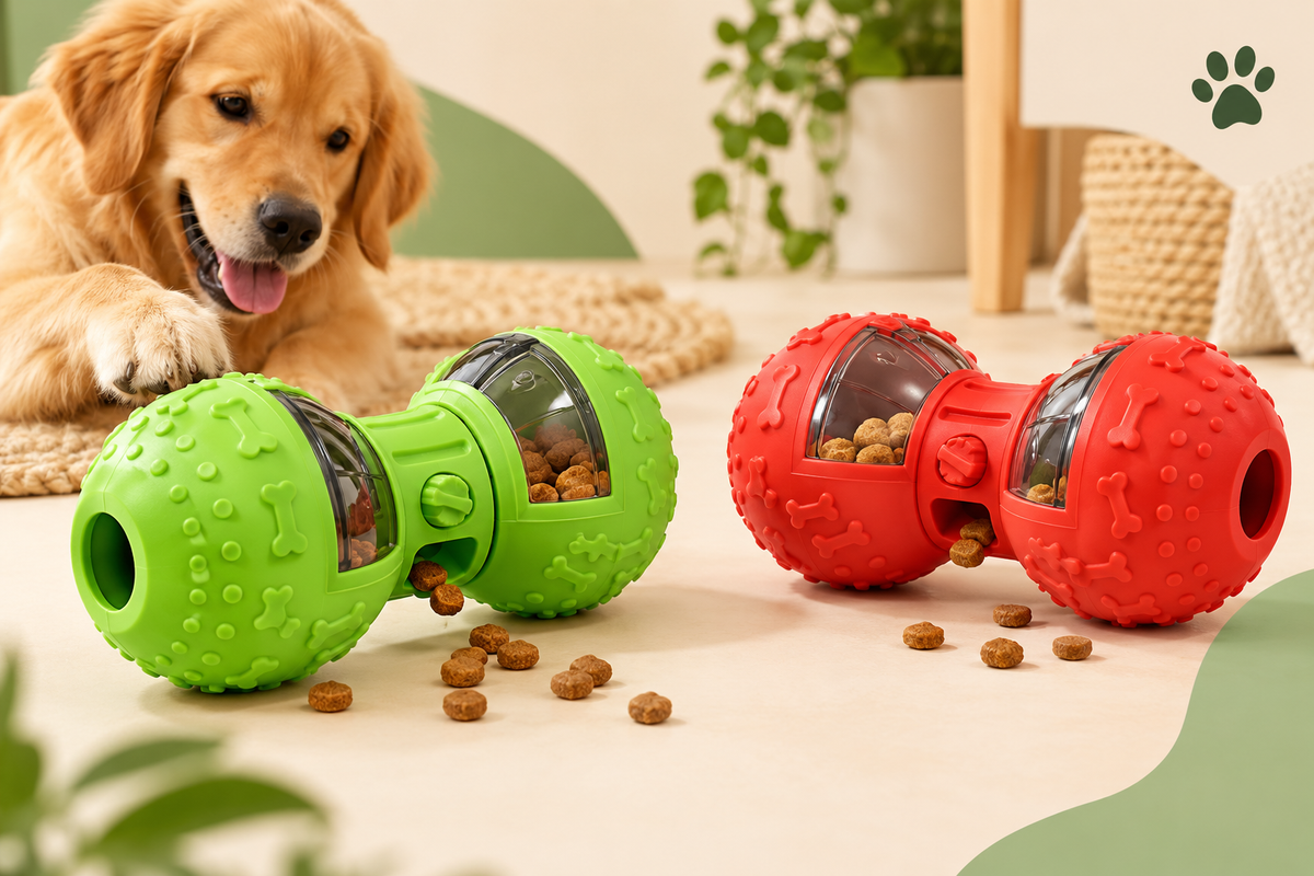 PAWRIQA Treat Puzzle Ball color options
