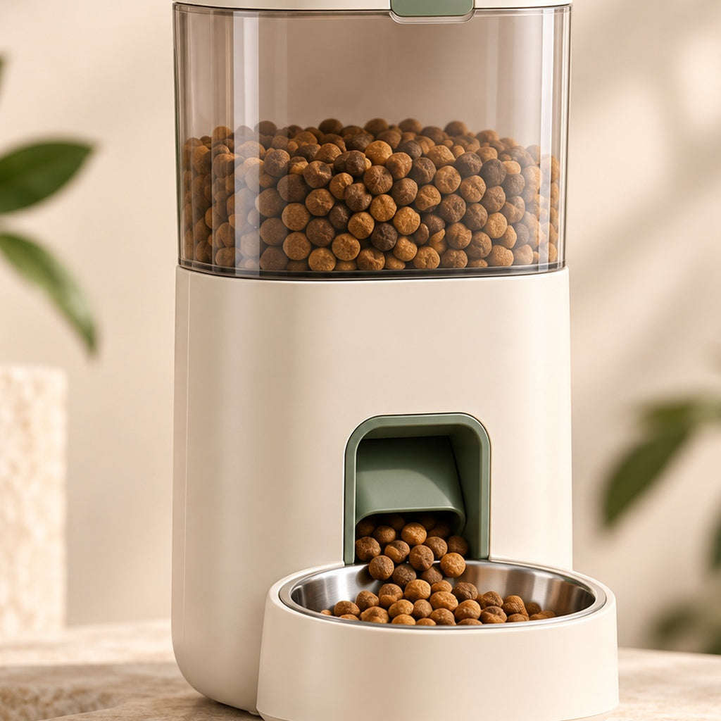 PAWRIQA Smart 3L automatic pet feeder detail view