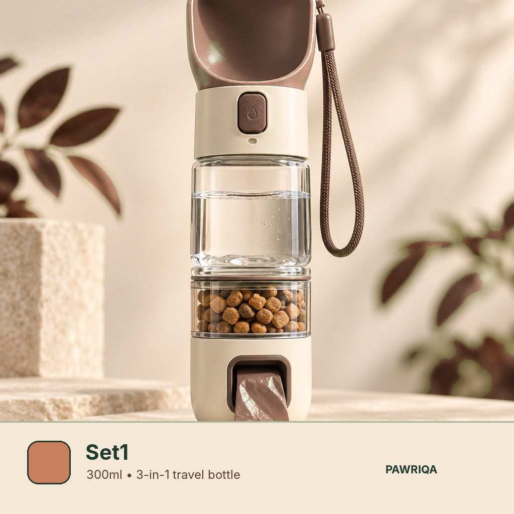 PAWRIQA portable pet bottle Set1 variant