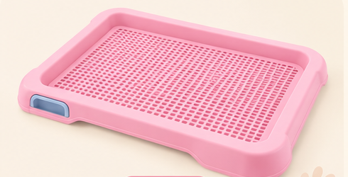PAWRIQA Puppy Potty Training Tray – Pink